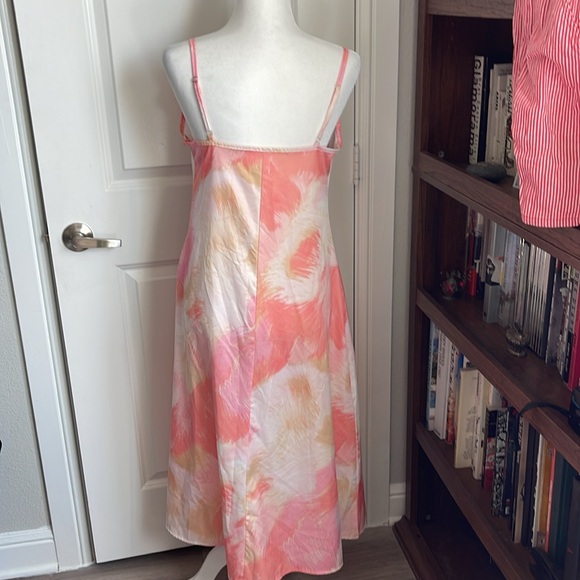 colorful pink maxi dress - Picture 3 of 4
